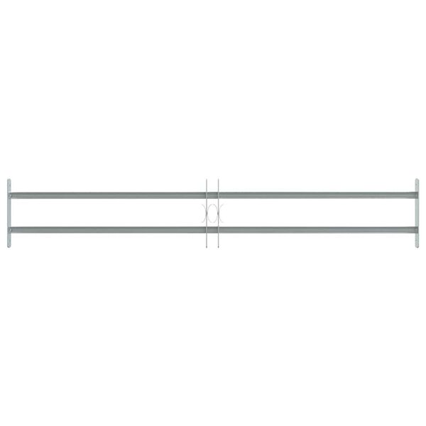 Nastaviteľná bezpečnostná okenná mreža s 2 priečkami 1000-1500 mm