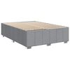 vidaXL Boxspring posteľ s matracom bledosiv&aacute; 140x200 cm l&aacute;tka