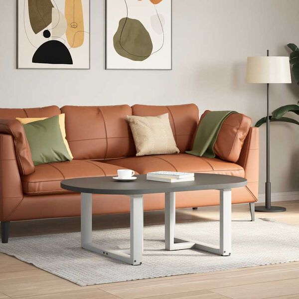 vidaXL Nohy konferenčn&eacute;ho stol&iacute;ka v tvare T, 2 ks, biele, 70x25x(42-43) cm, oceľov&eacute;