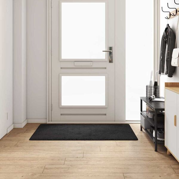 vidaXL Beh&uacute;ň koberec Čierna 80 x 150 cm 100% Polypropyl&eacute;n Tuft