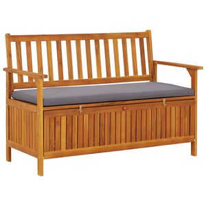 vidaXL Z&aacute;hradn&aacute; &uacute;ložn&aacute; lavica 120 cm, ak&aacute;ciov&yacute; mas&iacute;v