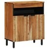 vidaXL Serv&iacute;rovacia skriňa Hned&aacute; 60 x 33 x 75 cm Mas&iacute;vne mango drevo