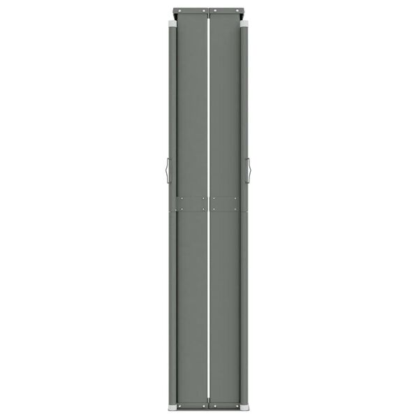 vidaXL Zaťahovacia bočná markíza červená 220x1200 cm