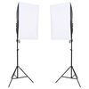 vidaXL Sada do fotoštúdia so svetlami a pozadím