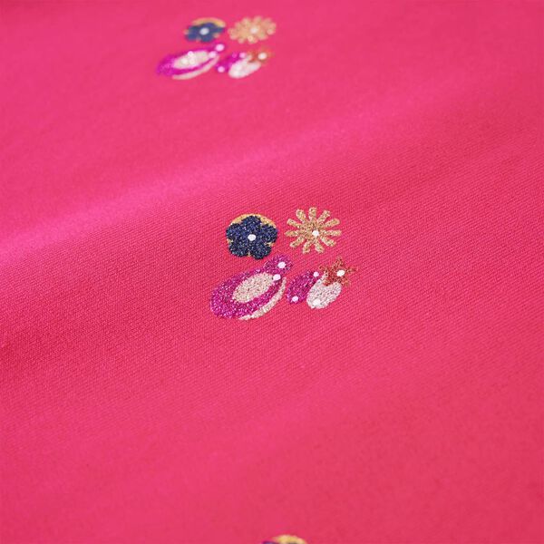 Detská mikina žiarivoružová 116