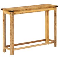 vidaXL Konzolový stôl 100x30x75 cm z masívneho mangovníkové drevo