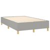 vidaXL Boxspring posteľ s matracom bledosiv&aacute; 120x200 cm l&aacute;tka