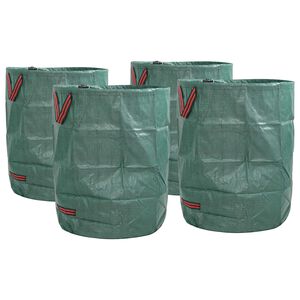 vidaXL Ta&scaron;ky na z&aacute;hradn&yacute; odpad 4 pcs Zelen&aacute; 66 x 66 x 83,5 cm