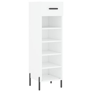 vidaXL Botn&iacute;k biely 30x35x105 cm kompozitn&eacute; drevo
