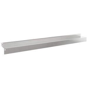 vidaXL Obrubn&iacute;k tr&aacute;vnika 10 ks 100 x 10 x 8 cm Oceľ Strieborn&aacute;