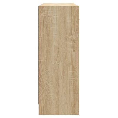 vidaXL Komoda dub sonoma 91x28x75 cm kompozitné drevo