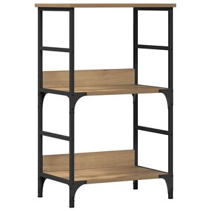 vidaXL Knižnica dub artisan 50x33x82 cm kompozitn&eacute; drevo