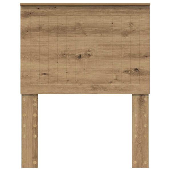vidaXL Zadné čelo s čelnou doskou Remeselný dub 75 cm Kompozitné drevo