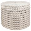 vidaXL Jutov&eacute; lano 24 mm Biela 100% Tossa juta