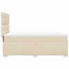 vidaXL Boxspring posteľ s matracom krémová 100x200 cm látka