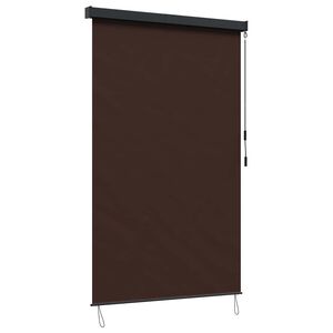 vidaXL Roleta Hned&aacute; 80 x 250 cm Textil a hlin&iacute;k