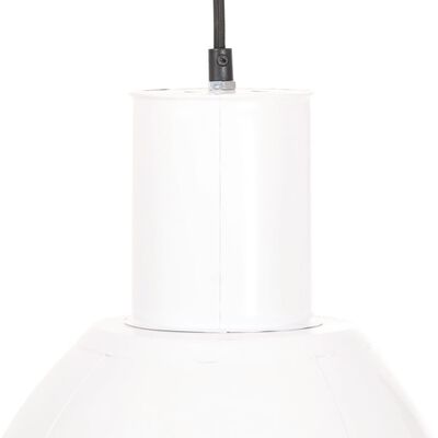 vidaXL Závesná lampa 25 W, biela, okrúhla 28,5 cm E27