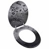 vidaXL WC sedadlo s vekom z MDF, potlač "Kvapky vody