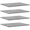 vidaXL Pr&iacute;davn&eacute; police 8ks, bet&oacute;novo siv&eacute; 40x50x1,5cm kompozitn&eacute; drevo
