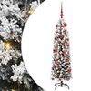 vidaXL Umel&yacute; vianočn&yacute; stromček Zelen&aacute; 120 cm PVC, oceľ a plast