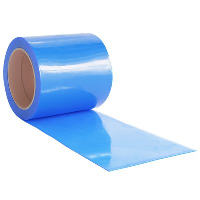 vidaXL Záves na dvere modrý 200 mmx1,6 mm 10 m PVC