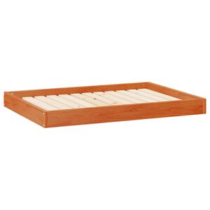vidaXL Psia postel'101,5 x 74 x 9 cm Mas&iacute;vne borovicov&eacute; drevo