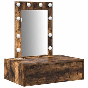 vidaXL Toaletn&yacute; stol&iacute;k Hned&aacute; 60 x 40 x 70 cm Kompozitn&eacute; drevo