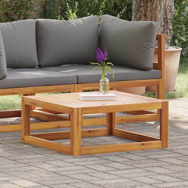 vidaXL Konferenčný stolík 68x68x29 cm akáciový masív