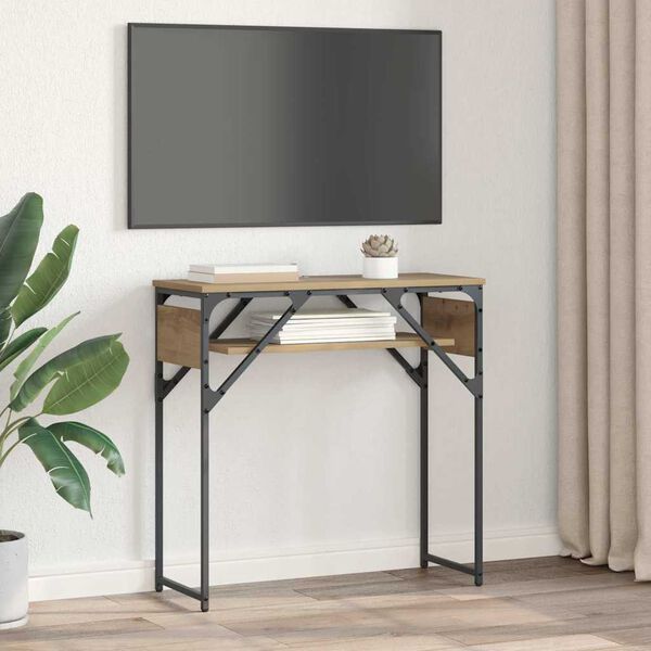 vidaXL Konferenčn&yacute;stol&iacute;k Remeseln&yacute; dub 75x30x75cm Kompozitn&eacute; drevo