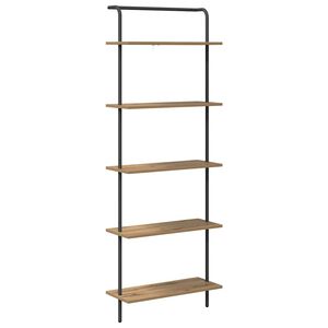 vidaXL Reg&aacute;l na knihy 5 &uacute;rovn&iacute; 60 x 24 x 168 cm Kompozitn&eacute; drevo