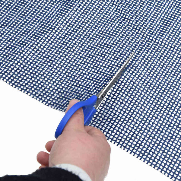 vidaXL Koberec do stanu Modrá 400 × 350 cm Polyester