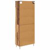 vidaXL Highboard Star&eacute; drevo 69,5 x 34 x 180 cm Kompozitn&eacute; drevo