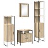 vidaXL Sada k&uacute;peľňov&eacute;ho n&aacute;bytku 4 pcs Sonoma dub Kompozitn&eacute; drevo