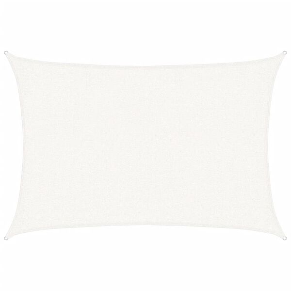 vidaXL Tieniaca plachta 160 g/m&sup2; biela 2x2,5 m HDPE