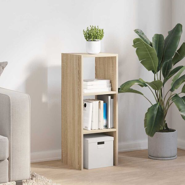 vidaXL Knižnica stohovateľn&eacute; dub sonoma 30x30x80 cm kompozitn&eacute; drevo