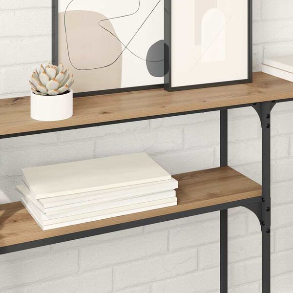 vidaXL Konferenčn&yacute;stol&iacute;k Remeseln&yacute; dub 145 x 22,5 x 75 cm