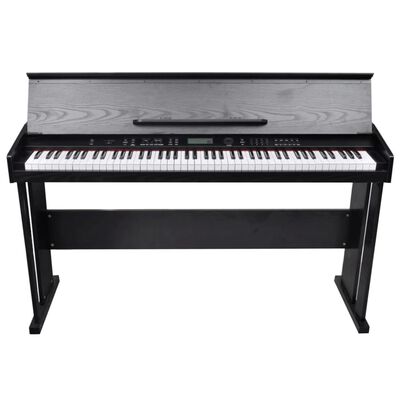 vidaXL Elektrický klavír/digitálne piáno s 88 klávesmi & hudobným stojanom
