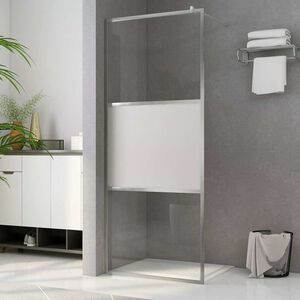 vidaXL Sprchov&aacute; z&aacute;stena z polopriehľadn&eacute;ho ESG skla 80x195 cm