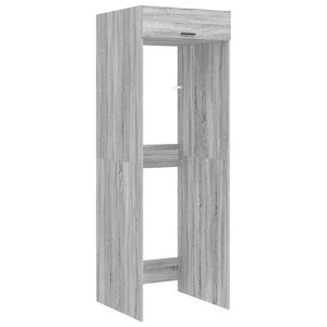 vidaXL Kabinet na pr&aacute;čku s &uacute;ložiskom Siv&yacute; Sonoma 67,5 x 68 x 200 cm