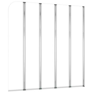 vidaXL Sprchov&aacute; z&aacute;stena 120x140 cm tvrden&eacute; sklo priehľadn&aacute;