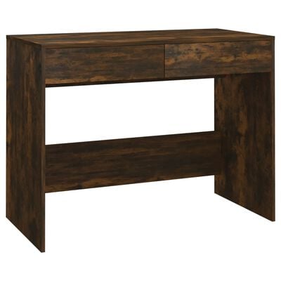 vidaXL Stôl tmavý dub 101x50x76,5 cm drevotrieska