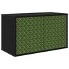 vidaXL N&aacute;stenn&yacute; TV kabinet GELEEN 69 x 33 x 40 cm Čierny dub