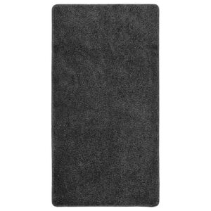 vidaXL Chlpat&yacute; koberec tmavosiv&yacute; 80x150 cm proti&scaron;mykov&yacute;