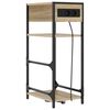 vidaXL Nočn&yacute; stol&iacute;k Sonoma dub 40 x 27 x 76 cm Kompozitn&eacute; drevo