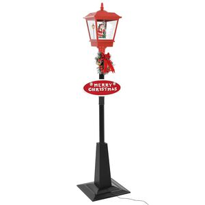 vidaXL Vianočn&aacute; pouličn&aacute; lampa so Santom 180 cm, LED