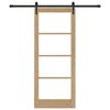 vidaXL Posuvn&eacute; dvere Pr&iacute;rodn&aacute; 83 x 202 cm