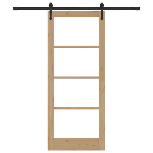 vidaXL Posuvn&eacute; dvere Pr&iacute;rodn&aacute; 83 x 202 cm