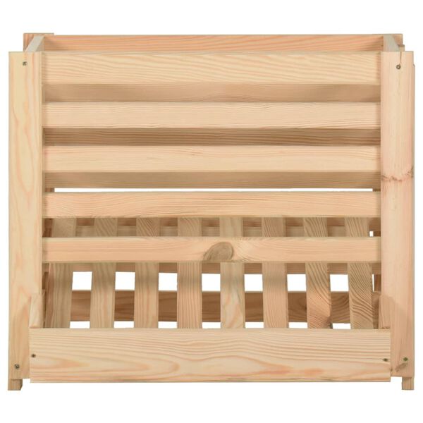vidaXL Box na zemiaky 60x40x50 cm masívne borovicové drevo