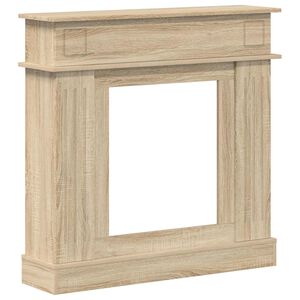 vidaXL R&aacute;m krbu Dub sonoma 102 x 26 x 100 cm Kompozitn&eacute; drevo