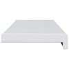 vidaXL Parapetn&eacute; dosky Biely 60 x 25 x 4,5 cm PVC
